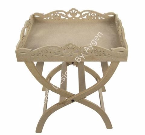 İŞLEMELİ SİMİTÇİ SEHPA 70X42X55