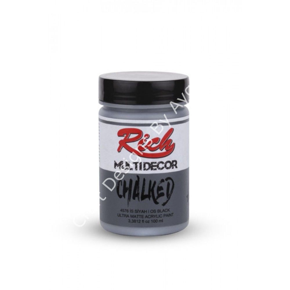 MULTİ DECOR CHALKED - İS SİYAH 100ml