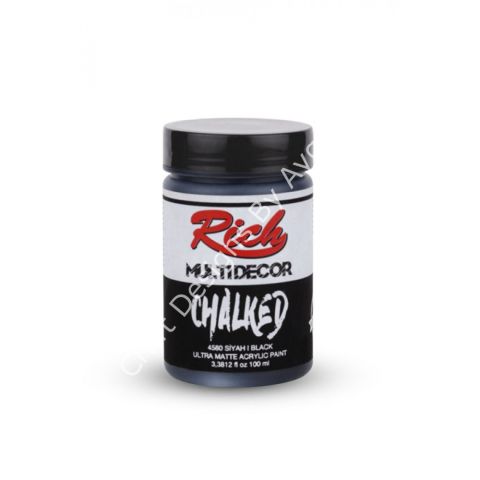 MULTİ DECOR CHALKED - SİYAH 100ml
