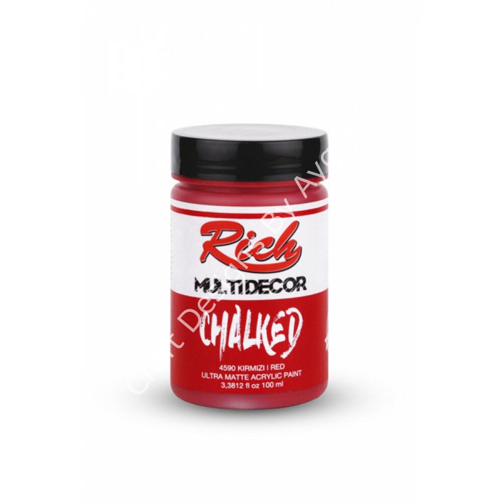 MULTİ DECOR CHALKED - KIRMIZI 100ml