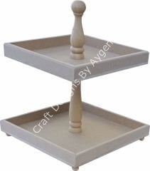 2 KATLI KARE SUNUMLUK 34X30