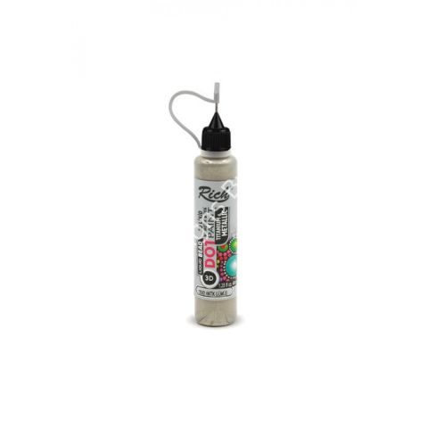 3D LİKİT BONCUK BOYA METALİK - ANTİK GÜMÜŞ  040ml
