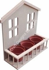 Boyanabilir Ahşap Ham Objeler -ÜÇLÜÇİÇEKLİK