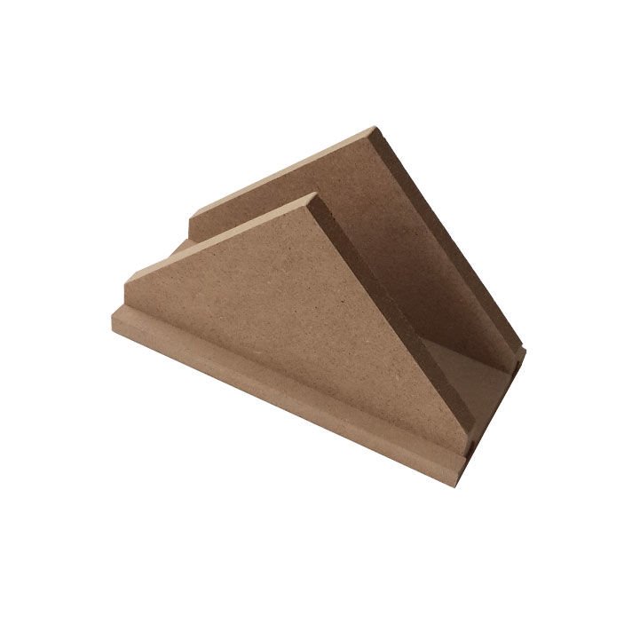 Boyanabilir Ahşap Ham Objeler -ÜÇGEN PEÇETELİK