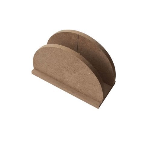 Boyanabilir Ahşap Ham Objeler -YUVARLAK PEÇETELİK 14 CM