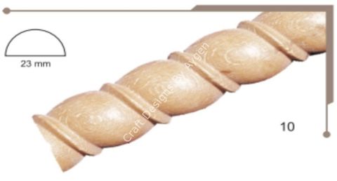 AHŞAP BURGU 10 MODEL ÇITA 40  CM 10 MM X 23 MM