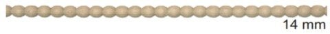 AHŞAP BONCUK 14MM MODEL ÇITA 40  CM
