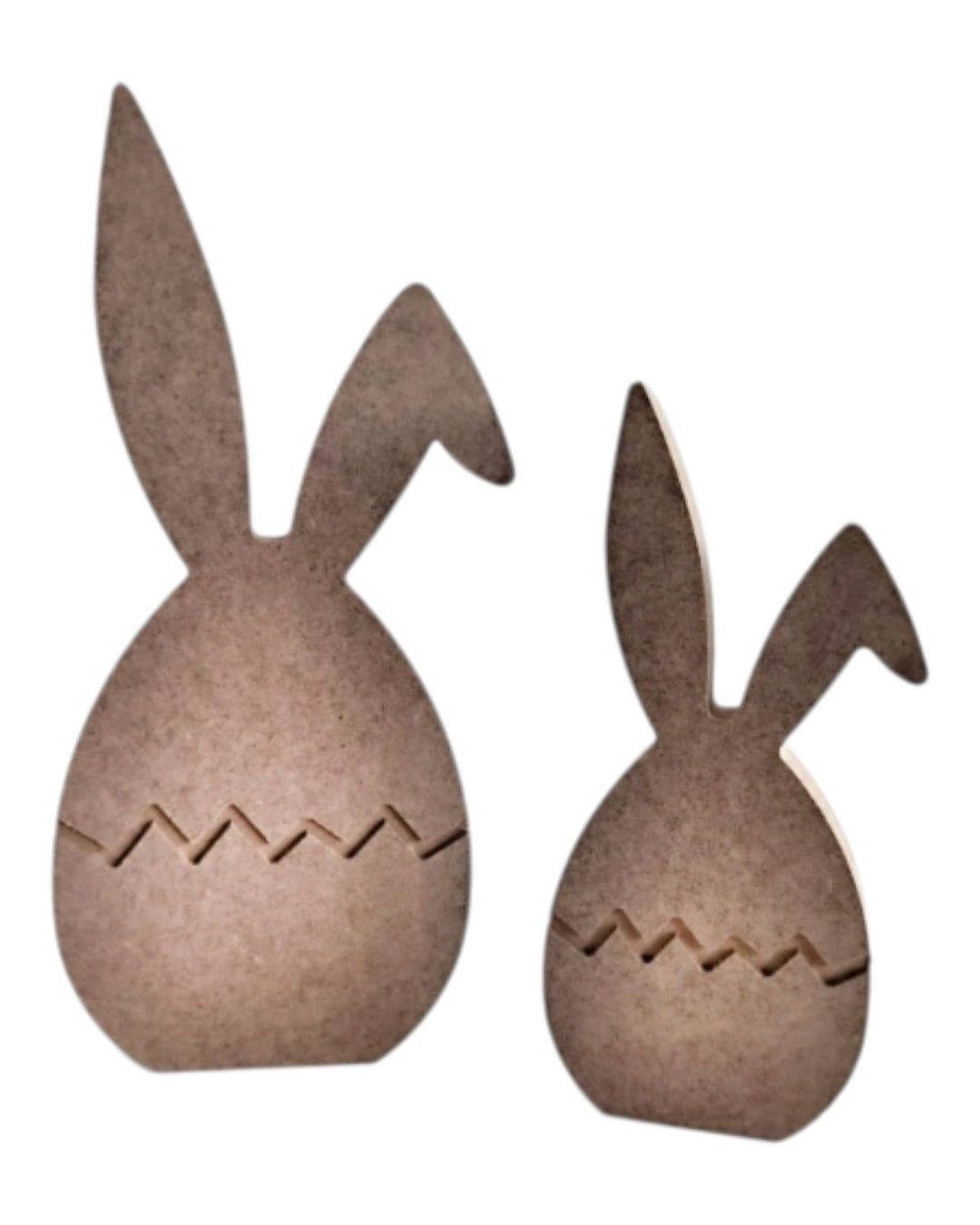 YUMURTALI TAVŞAN SET 20 x 10 cm ve 15 x 7 cm