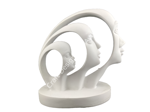 ÜÇ KAFA DÜŞÜNEN ADAM 32X24 CM