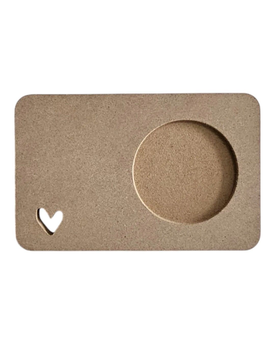 DİKDÖRTGEN KALPLİ BARDAK ALTLIĞI 9 cm x 14 cm