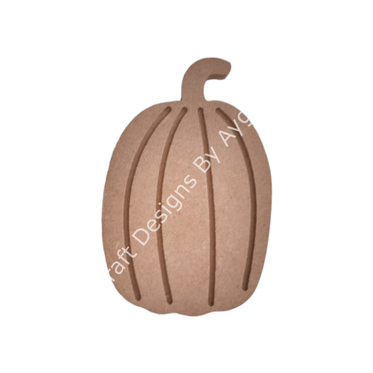 Boyanabilir Ahşap Ham Objeler -KÜÇÜK UZUN KABAK 8 x12 cm