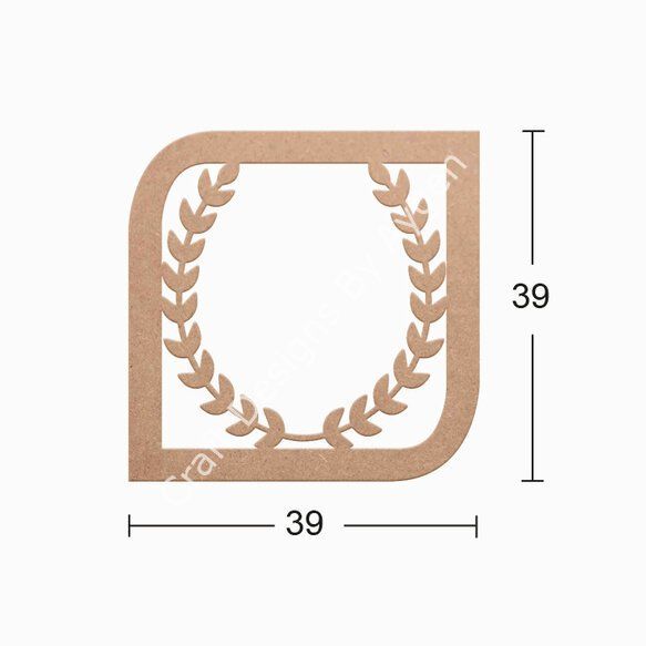 Boyanabilir Ahşap Ham Objeler -DEKORATİF DUVAR SÜSÜ