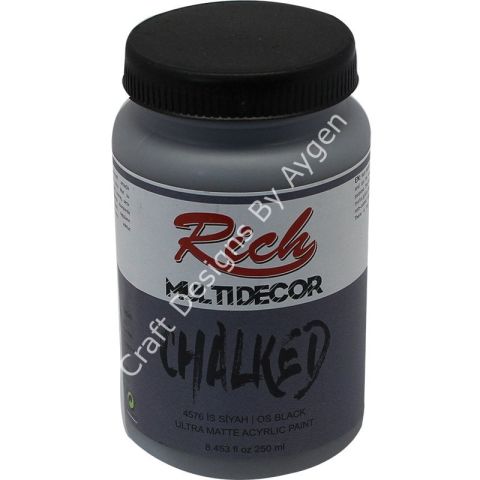 MULTİ DECOR CHALKED - İS SİYAH 250ml