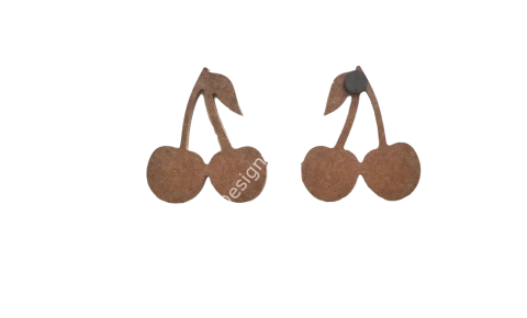 Boyanabilir Ahşap Ham Objeler -KİRAZ TEKLİ 10 cm