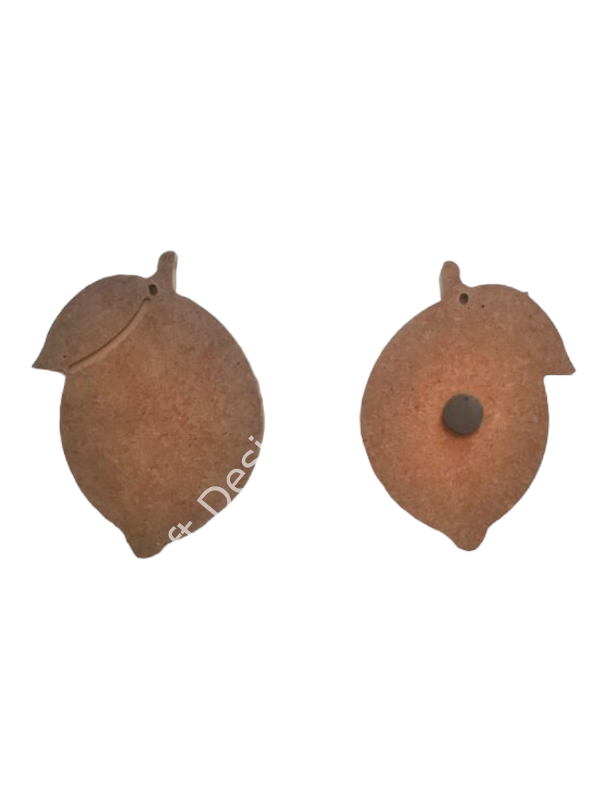 Boyanabilir Ahşap Ham Objeler -LİMON TEKLİ 10 cm