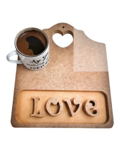 KALPLİ LOVE SUNUMLUK 22 x 18 cm