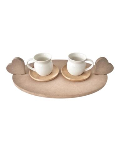 KALPLİ AŞK TEPSİSİ 32x20cm