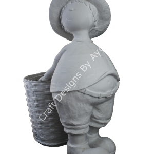 ARKASI SEPETLİ ÇİFTÇİ ÇOCUK