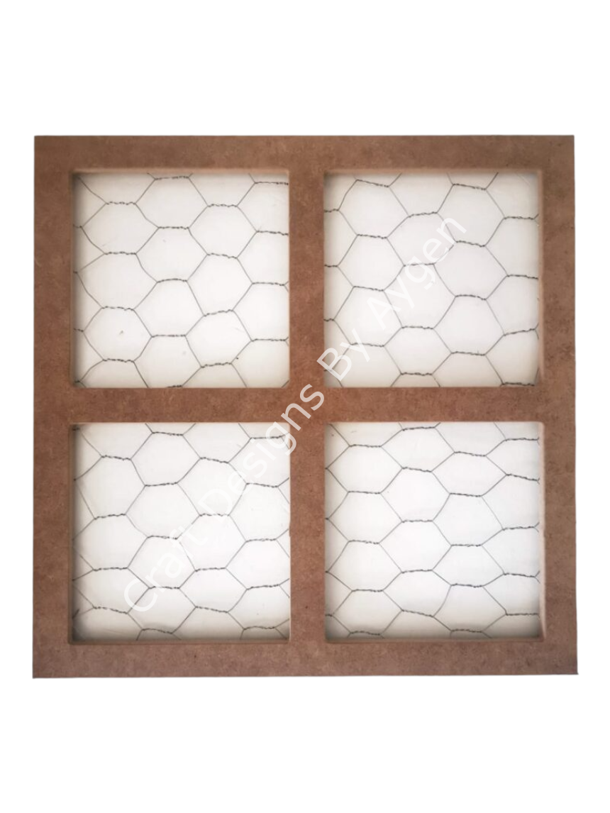 TELLİ KARE PANO 30 x 30 cm