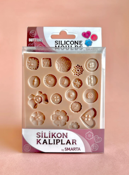 Smarta Silikon Kalıp - Düğmeler
