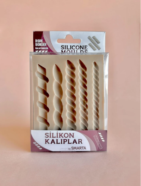 Smarta Silikon Kalıp - Mobilya Süsleme - Halat Bordür