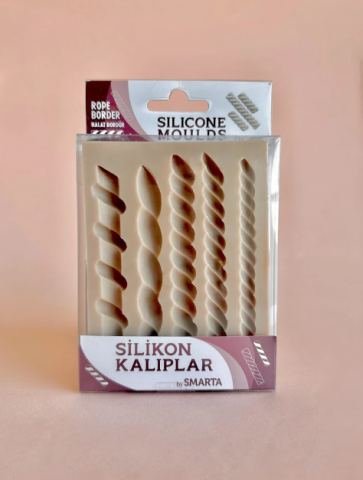Smarta Silikon Kalıp - Mobilya Süsleme - Halat Bordür