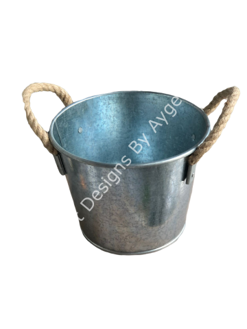 GALVANİZ HALATLI KOVA 17*22CM