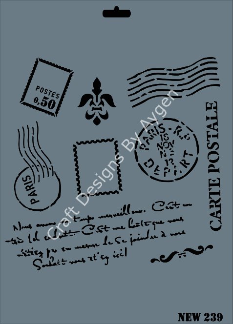STENCIL NEW SERI X-LARGE 239
