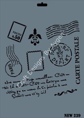 STENCIL NEW SERI X-LARGE 239