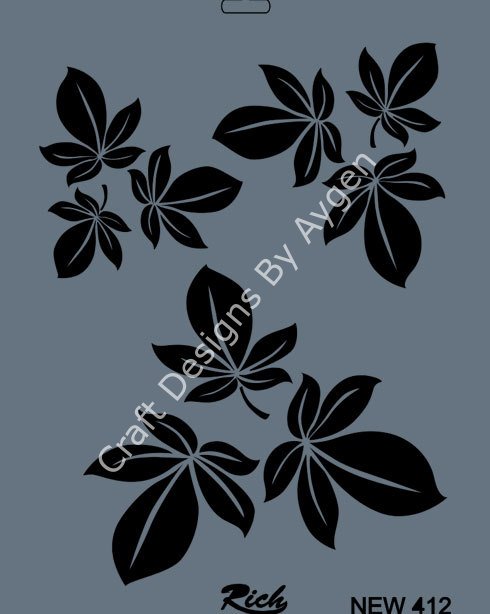 STENCIL NEW SERI X-LARGE 412