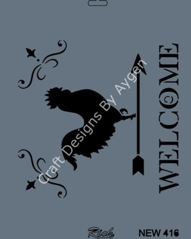 STENCIL NEW SERI X-LARGE 416