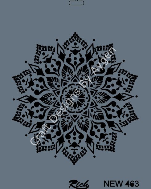 STENCIL NEW SERI X-LARGE 463