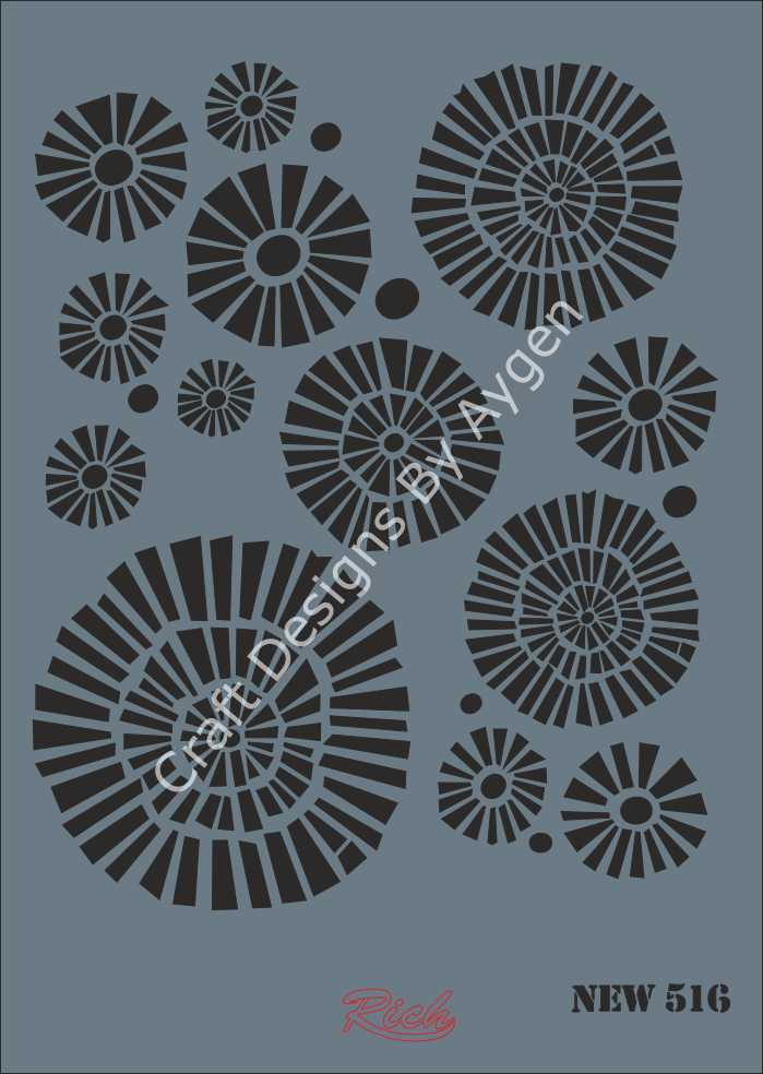 STENCIL NEW SERI X-LARGE 516