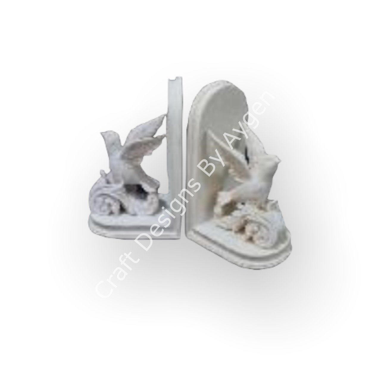 KUŞLU KİTAP TUTUCU 21X19 CM