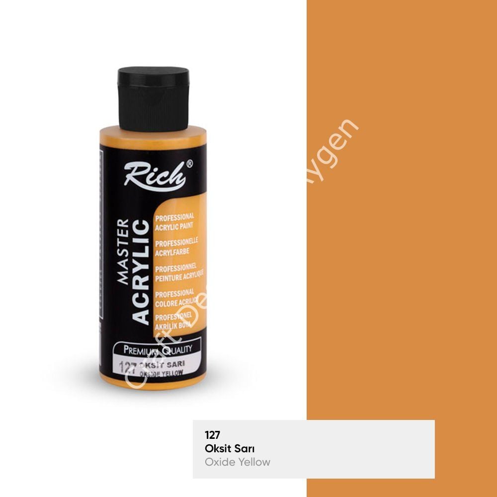 MASTER AKRİLİK - OKSİT SARI 120ml