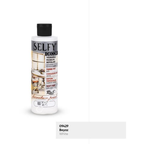 SELFY DECOR MOBİLYA BOYASI - BEYAZ 240ml