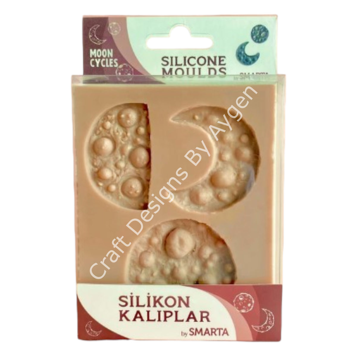 SMARTA SİLİKON KALIP - AY EVRELERİ