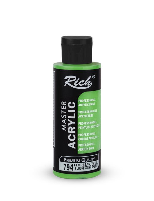 MASTER AKRİLİK FLORESAN - YEŞİL 120ml