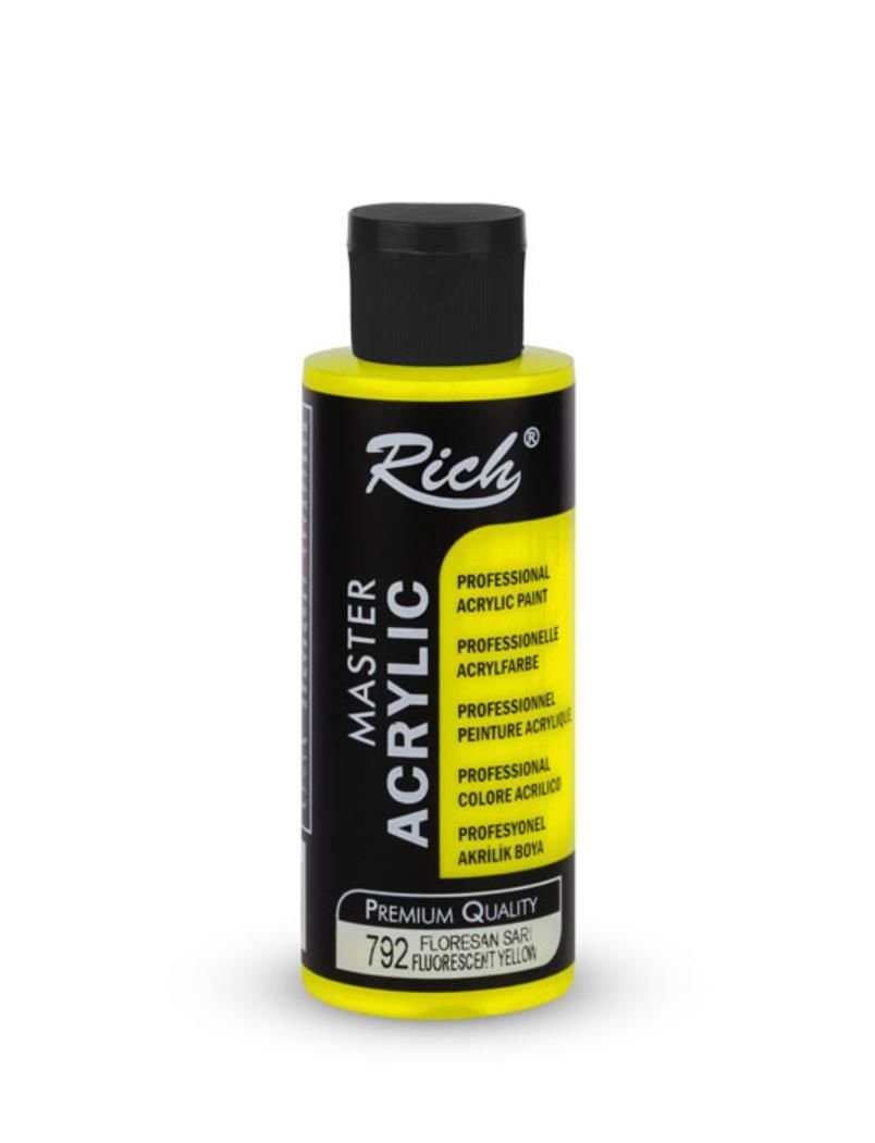 MASTER AKRİLİK FLORESAN - SARI 120ml