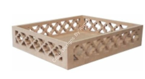 KARE İŞLEMELİ TEPSİ BÜYÜK 39X39