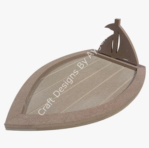 KAHVE SUNUMLUĞU-TEKNE YELKENLİ 18x12