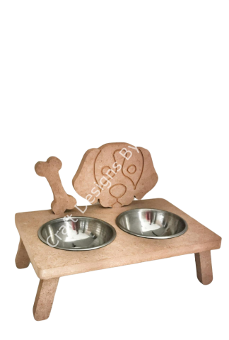 KEMİKLİ KÖPEK MAMA KABI 30 x 18 cm