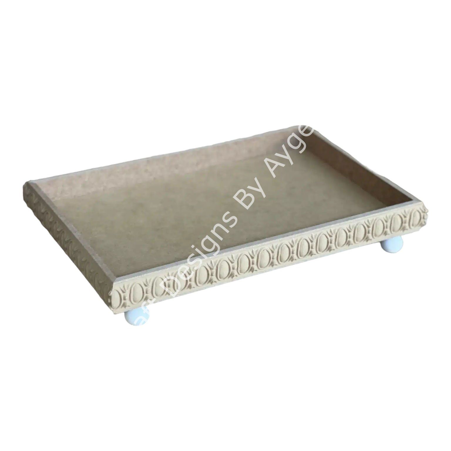 APLİKLİ DERİN BÜYÜK DİKDÖRTGEN TEPSİ 1