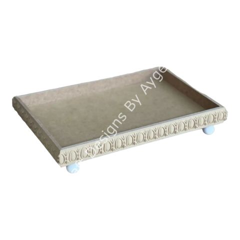 APLİKLİ DERİN KÜÇÜK DİKDÖRTGEN TEPSİ 1