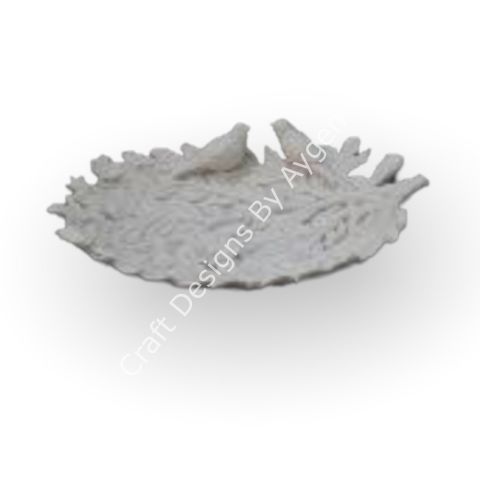 DALLI KUŞLU TABAK 31X24 CM