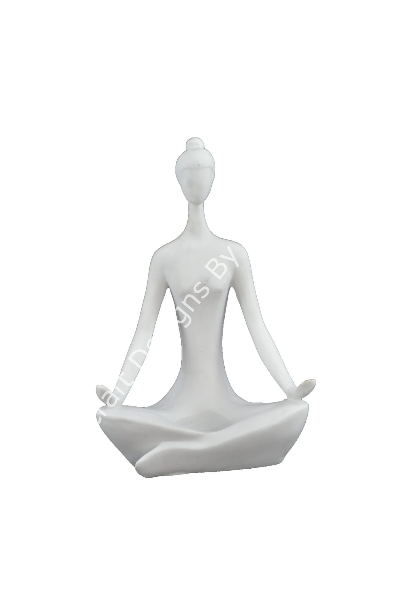 YOGACI KADIN MUMLUK ELLERİ DİZİNDE 19X13 CM