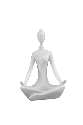 YOGACI KADIN MUMLUK ELLERİ DİZİNDE 19X13 CM