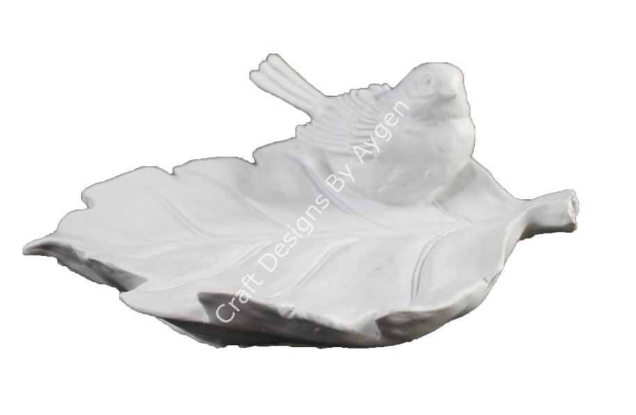 YAPRAK ÜSTÜNDE KUŞ 9X24 CM