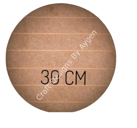 YUVARLAK ÇİZGİLİ PANO 30 cm