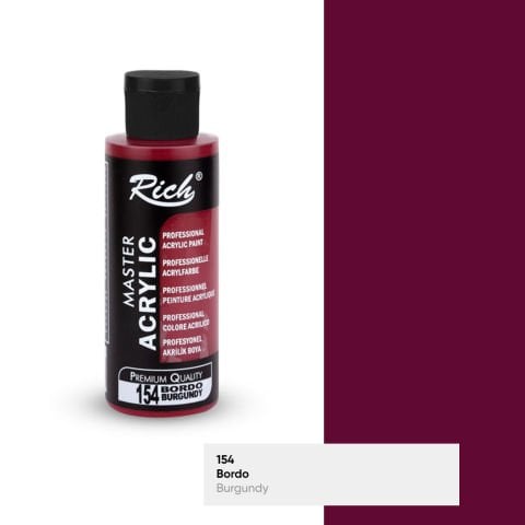 MASTER AKRİLİK - BORDO 120ml